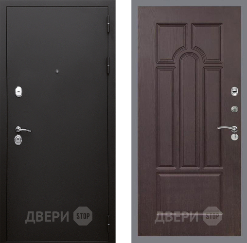 Входная металлическая Дверь Стоп КЛАССИК Шагрень ФЛ-58 Венге в Красноармейске