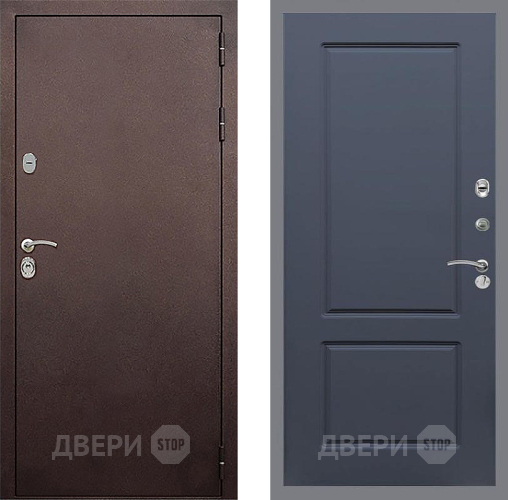 Входная металлическая Дверь Стоп КЛАССИК Медь ФЛ-117 Силк титан в Красноармейске