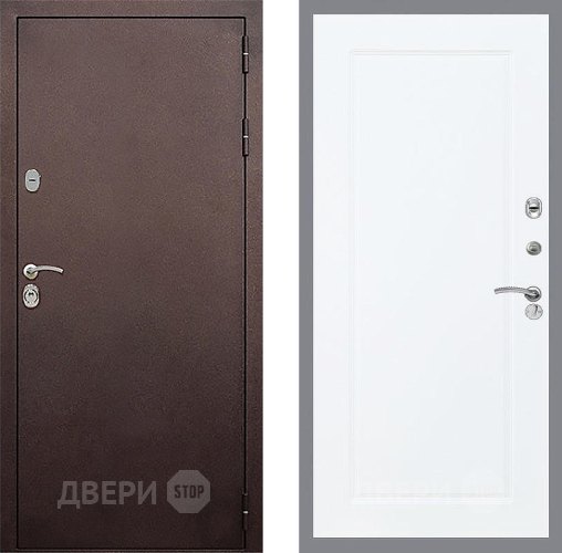 Входная металлическая Дверь Стоп КЛАССИК Медь ФЛ-119 Силк Сноу в Красноармейске