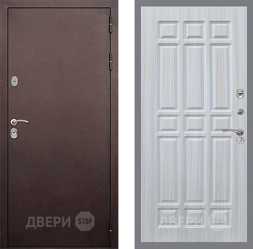 Входная металлическая Дверь Стоп КЛАССИК Медь ФЛ-33 Сандал белый в Красноармейске