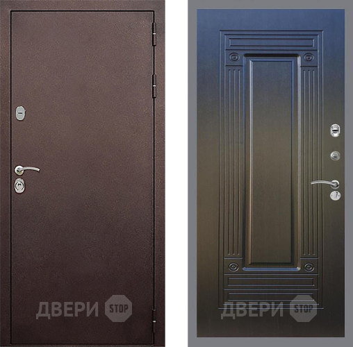 Входная металлическая Дверь Стоп КЛАССИК Медь ФЛ-4 Венге в Красноармейске