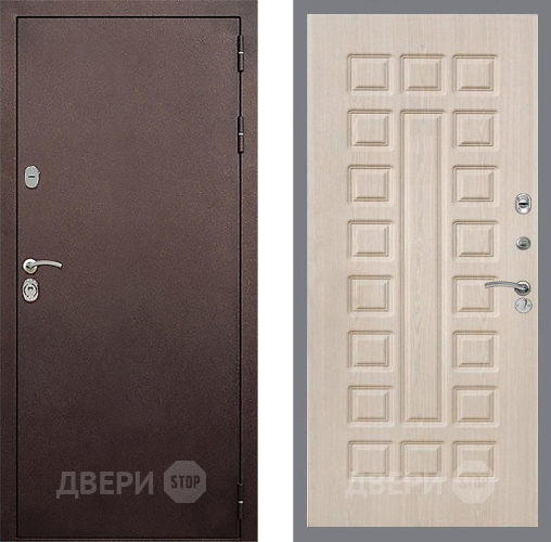 Дверь Стоп КЛАССИК Медь ФЛ-183 Беленый дуб в Красноармейске