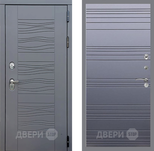 Входная металлическая Дверь Стоп СКАНДИ Лайн Силк титан в Красноармейске