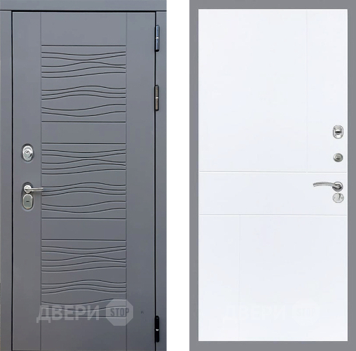 Входная металлическая Дверь Стоп СКАНДИ ФЛ-290 Силк Сноу в Красноармейске