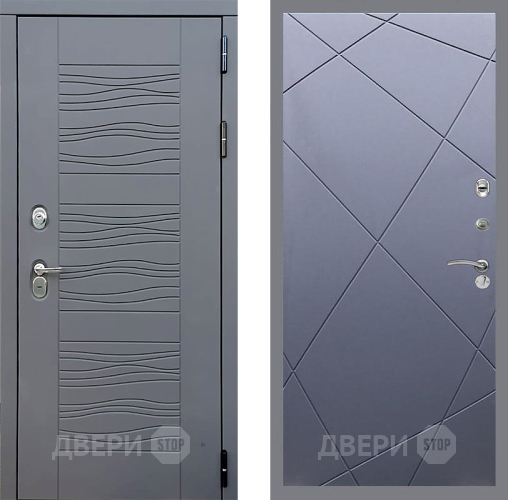 Входная металлическая Дверь Стоп СКАНДИ ФЛ-291 Силк титан в Красноармейске