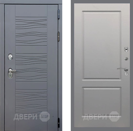Входная металлическая Дверь Стоп СКАНДИ ФЛ-117 Грей софт в Красноармейске