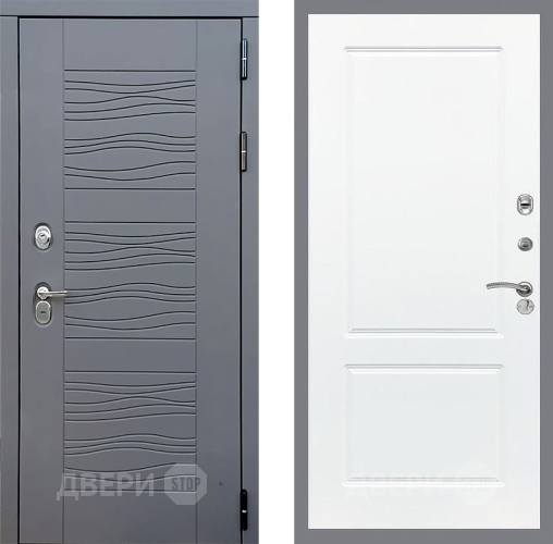 Входная металлическая Дверь Стоп СКАНДИ ФЛ-117 Силк Сноу в Красноармейске