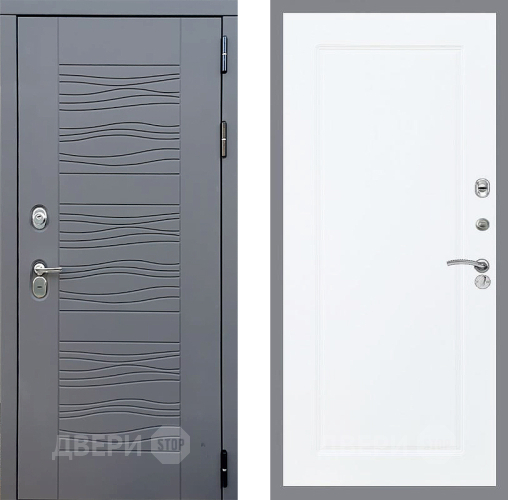 Входная металлическая Дверь Стоп СКАНДИ ФЛ-119 Силк Сноу в Красноармейске