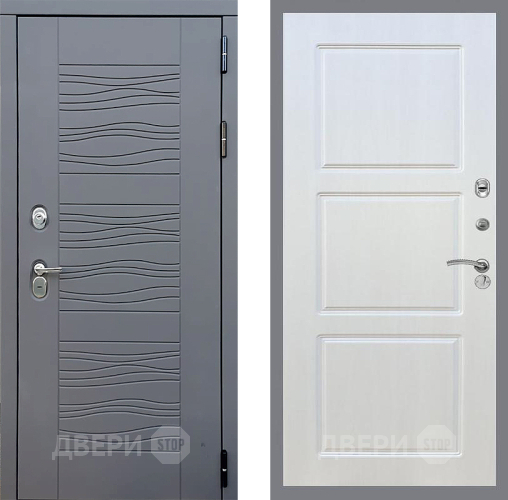 Входная металлическая Дверь Стоп СКАНДИ ФЛ-3 Лиственница беж в Красноармейске