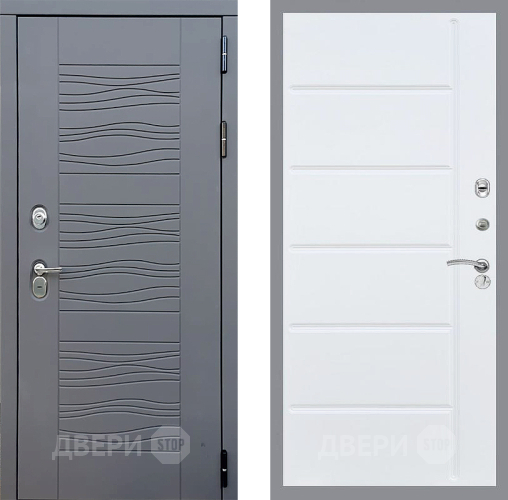 Дверь Стоп СКАНДИ ФЛ-102 Белый ясень в Красноармейске