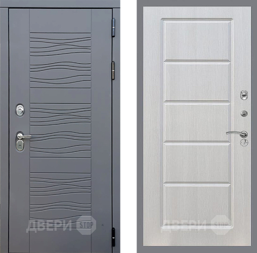 Входная металлическая Дверь Стоп СКАНДИ ФЛ-39 Лиственница беж в Красноармейске