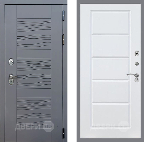 Входная металлическая Дверь Стоп СКАНДИ ФЛ-39 Силк Сноу в Красноармейске