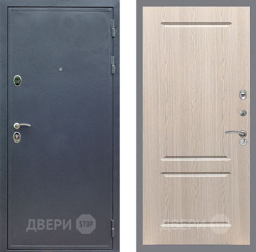 Входная металлическая Дверь Стоп СИЛЬВЕР ФЛ-117 Беленый дуб в Красноармейске