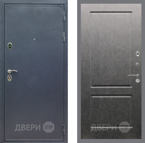 Входная металлическая Дверь Стоп СИЛЬВЕР ФЛ-117 Штукатурка графит в Красноармейске