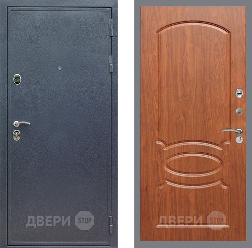 Входная металлическая Дверь Стоп СИЛЬВЕР ФЛ-128 Береза мореная в Красноармейске