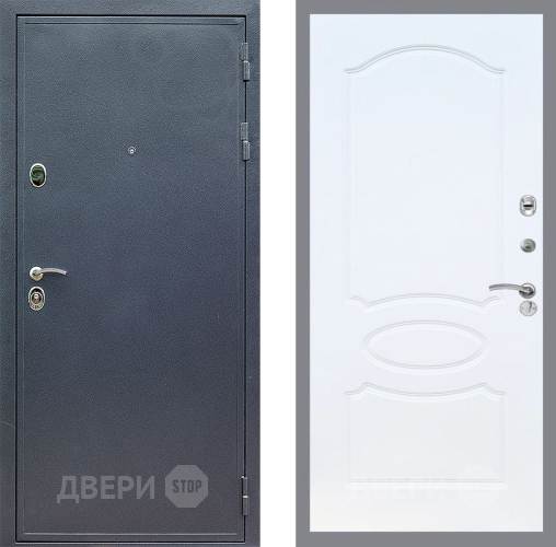 Входная металлическая Дверь Стоп СИЛЬВЕР ФЛ-128 Белый ясень в Красноармейске