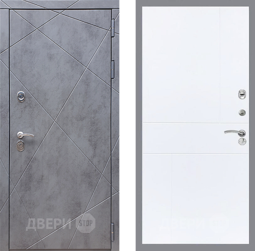 Входная металлическая Дверь Стоп Лучи ФЛ-290 Силк Сноу в Красноармейске