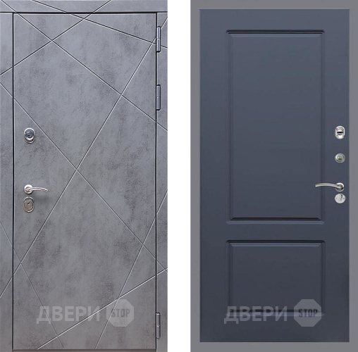 Дверь Стоп Лучи ФЛ-117 Силк титан в Красноармейске
