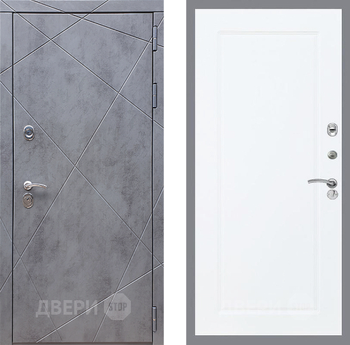 Входная металлическая Дверь Стоп Лучи ФЛ-119 Силк Сноу в Красноармейске