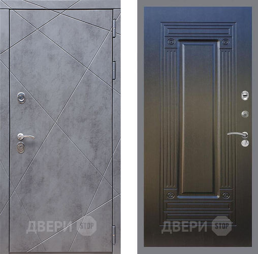 Входная металлическая Дверь Стоп Лучи ФЛ-4 Венге в Красноармейске