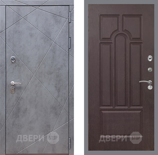 Входная металлическая Дверь Стоп Лучи ФЛ-58 Венге в Красноармейске