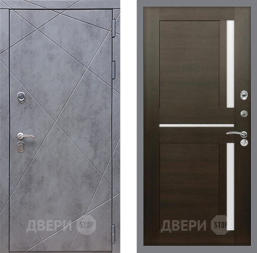 Входная металлическая Дверь Стоп Лучи СБ-18 Венге в Красноармейске