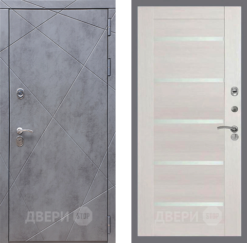 Входная металлическая Дверь Стоп Лучи СБ-14 Лиственница беж в Красноармейске