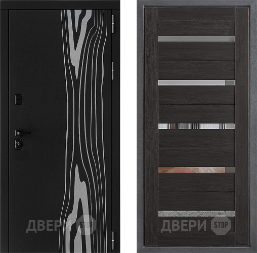 Входная металлическая Дверь Дверной континент ДК-12 ФЛ-47 Венге в Красноармейске