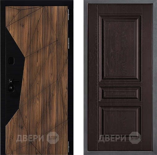 Дверь Дверной континент ДК-11 ФЛ-243 Дуб шоколадный в Красноармейске
