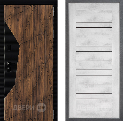 Входная металлическая Дверь Дверной континент ДК-11 ФЛ-49 Бетон снежный в Красноармейске