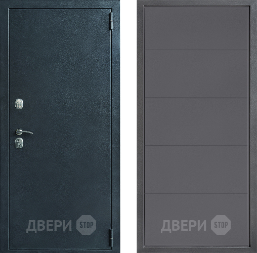 Входная металлическая Дверь Дверной континент ДК-70 Дизайн ФЛ-649 Графит софт в Красноармейске