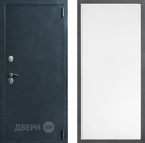 Входная металлическая Дверь Дверной континент ДК-70 Дизайн ФЛ-649 Белый софт в Красноармейске