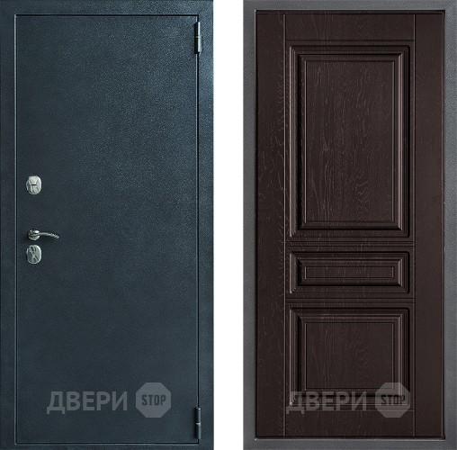 Входная металлическая Дверь Дверной континент ДК-70 Дизайн ФЛ-243 Дуб шоколадный в Красноармейске