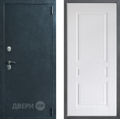 Входная металлическая Дверь Дверной континент ДК-70 Дизайн ФЛ-243 Альберо Браш серебро в Красноармейске