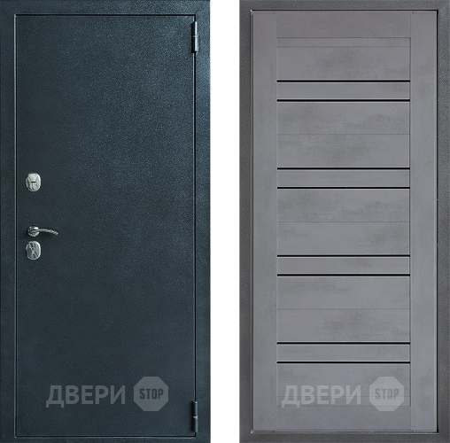 Входная металлическая Дверь Дверной континент ДК-70 Дизайн ФЛ-49 Бетон серый в Красноармейске