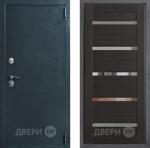 Входная металлическая Дверь Дверной континент ДК-70 Дизайн ФЛ-47 Венге в Красноармейске