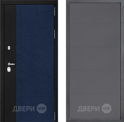 Входная металлическая Дверь Дверной континент ДК-9 ФЛ-649 Графит софт в Красноармейске