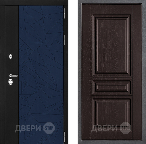 Входная металлическая Дверь Дверной континент ДК-9 ФЛ-243 Дуб шоколадный в Красноармейске