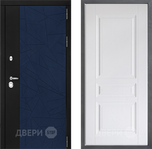 Входная металлическая Дверь Дверной континент ДК-9 ФЛ-243 Альберо Браш серебро в Красноармейске