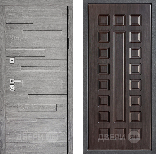 Входная металлическая Дверь Дверной континент ДК-10 ФЛ-183 Венге в Красноармейске