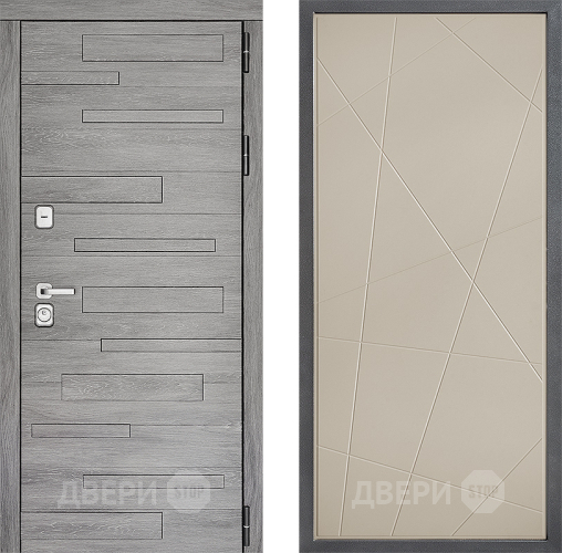Входная металлическая Дверь Дверной континент ДК-10 ФЛ-655 Капучино в Красноармейске