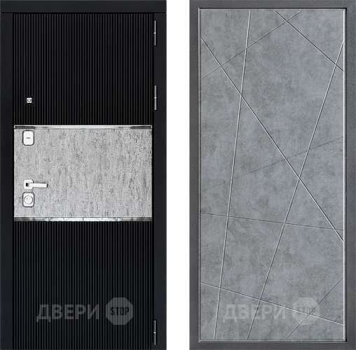 Входная металлическая Дверь Дверной континент ДК-13 ФЛ-655 Бетон серый в Красноармейске