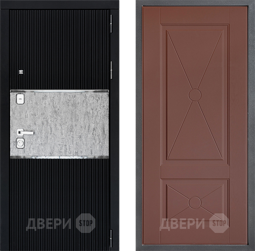 Входная металлическая Дверь Дверной континент ДК-13 ФЛ-617 Ясень шоколадный в Красноармейске