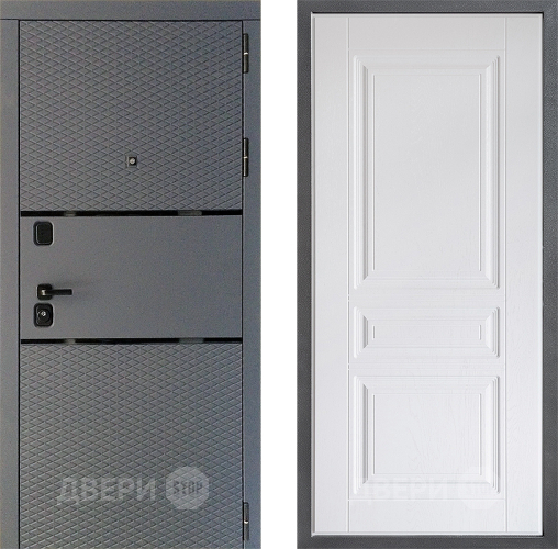 Входная металлическая Дверь Дверной континент Диамант Дизайн ФЛ-243 Альберо Браш серебро в Красноармейске