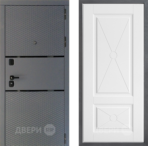 Входная металлическая Дверь Дверной континент Диамант Дизайн ФЛ-617 Софт милк в Красноармейске