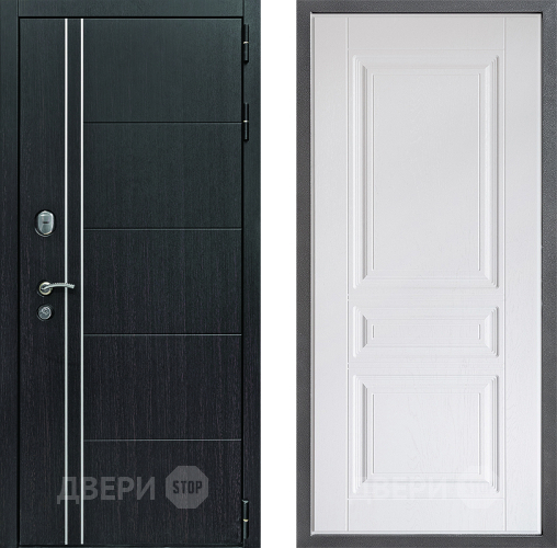 Входная металлическая Дверь Дверной континент Теплолюкс Дизайн ФЛ-243 Альберо Браш серебро в Красноармейске