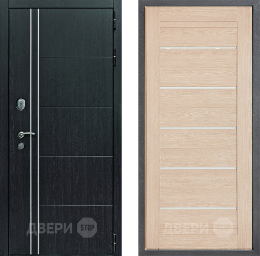 Входная металлическая Дверь Дверной континент Теплолюкс Дизайн ФЛ-46 Капучино в Красноармейске