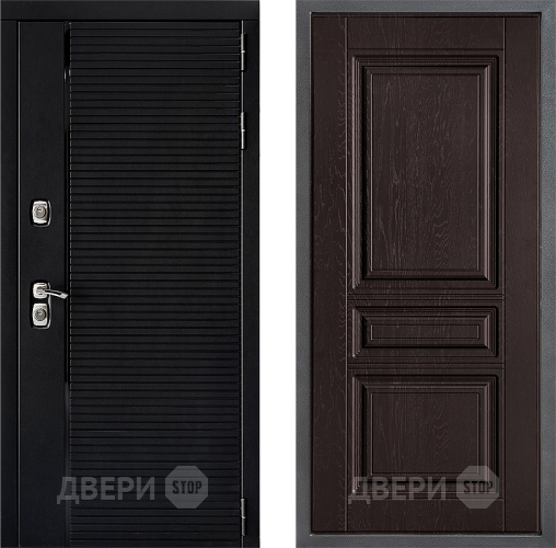Входная металлическая Дверь Дверной континент ДК-1 ФЛ-243 Дуб шоколадный в Красноармейске