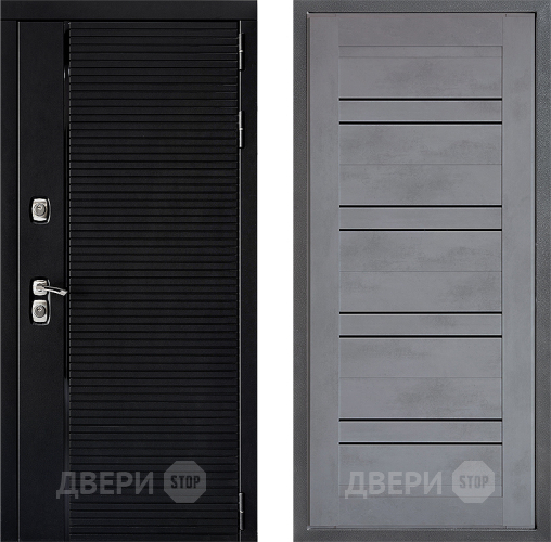 Входная металлическая Дверь Дверной континент ДК-1 ФЛ-49 Бетон серый в Красноармейске