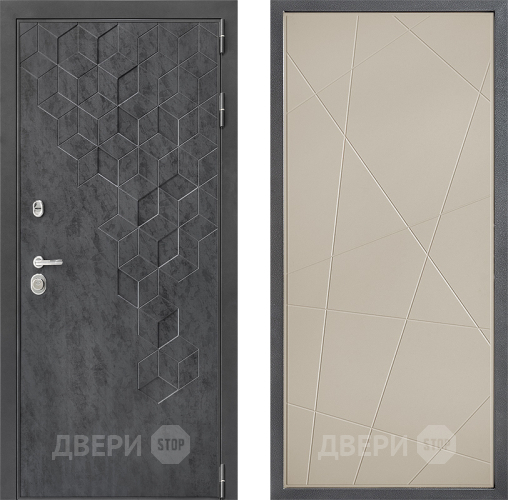 Входная металлическая Дверь Дверной континент ДК-3/713 ФЛ-655 Капучино в Красноармейске